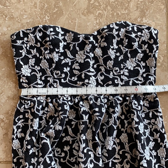 Pins and Needles Strapless Sweetheart Peplum Top L - Picture 10 of 12